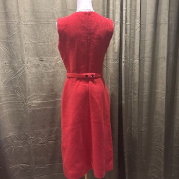 Victoria Beckham red wool midi dress, US8 - Picture 7 of 11